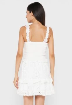 Strappy Ruffle Detail Dress -Silk Bloom Dresses Store 2 zoom desktop 411