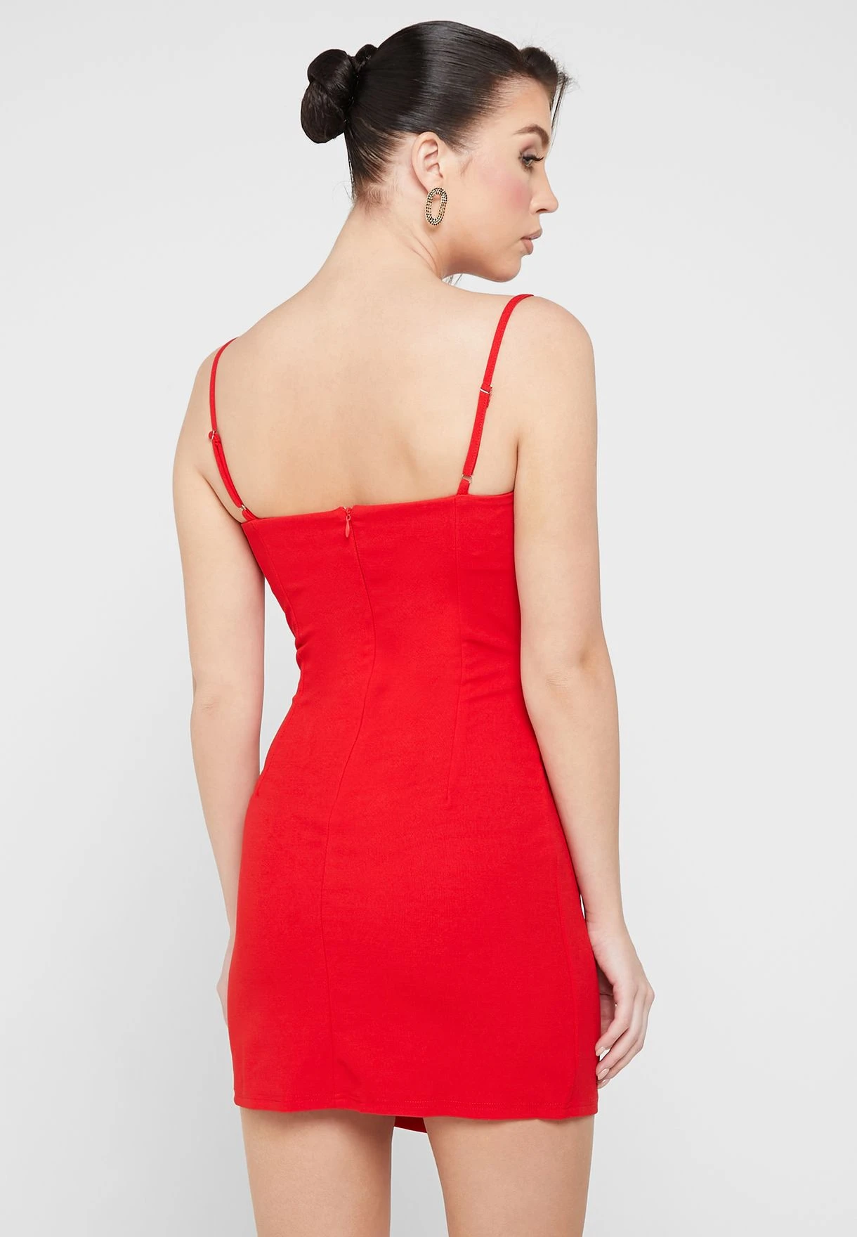 Cowl Neck Asymmetric Strappy Dress 2 Cowl Neck Asymmetric Strappy Dress - Image 2