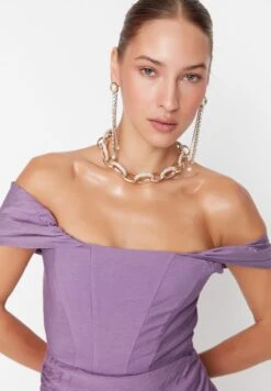 Trendyol Bardot Asymmetric Hem Ruffle Dress 6 Trendyol Bardot Asymmetric Hem Ruffle Dress -Silk Bloom Dresses Store 2 zoom desktop 429