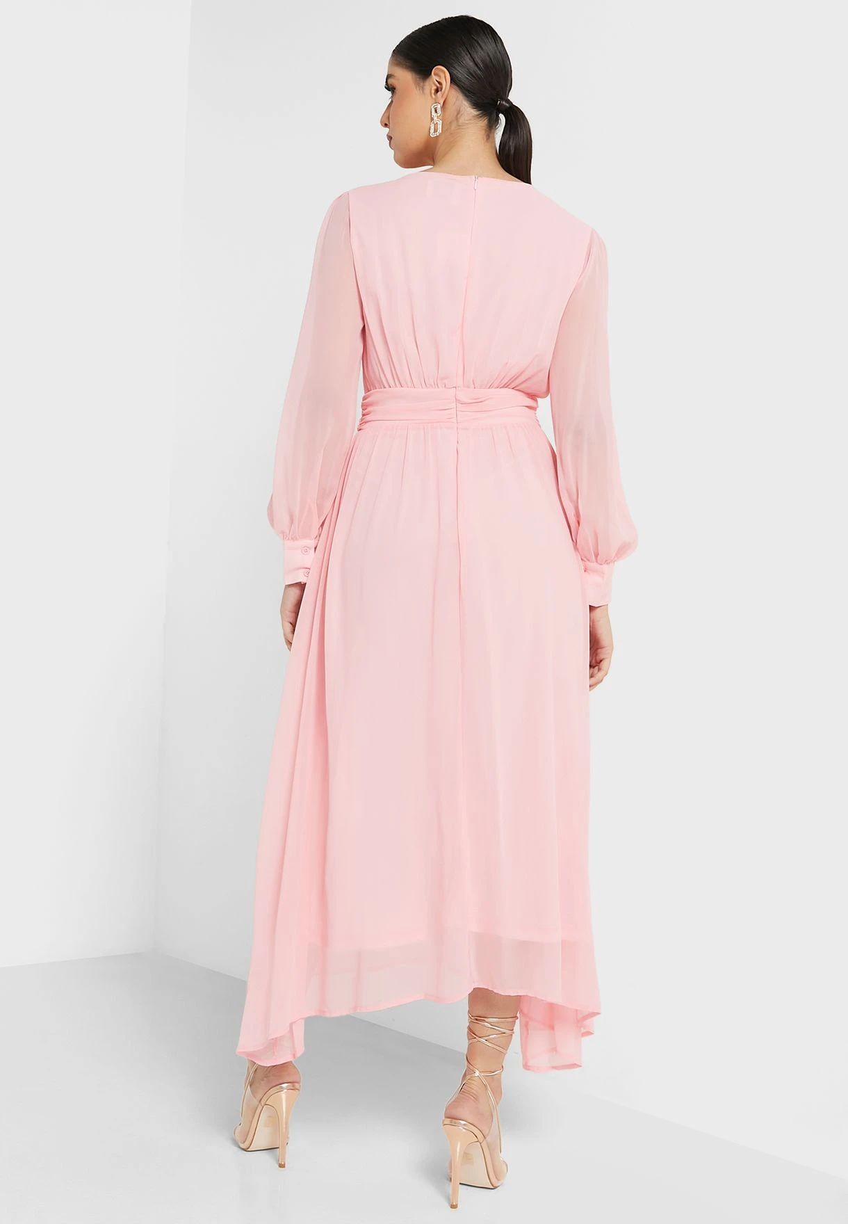 ELLA Surplice Neck Flared Dress 2 ELLA Surplice Neck Flared Dress - Image 2