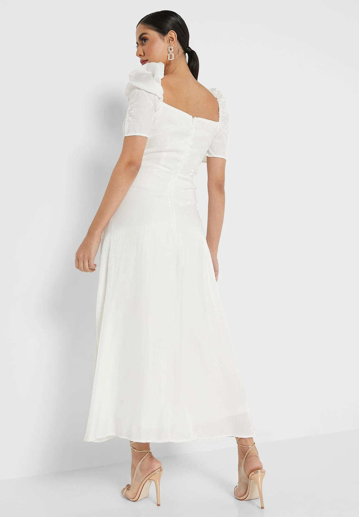 ELLA Puff Sleeve A-Line Dress 2 ELLA Puff Sleeve A-Line Dress - Image 2