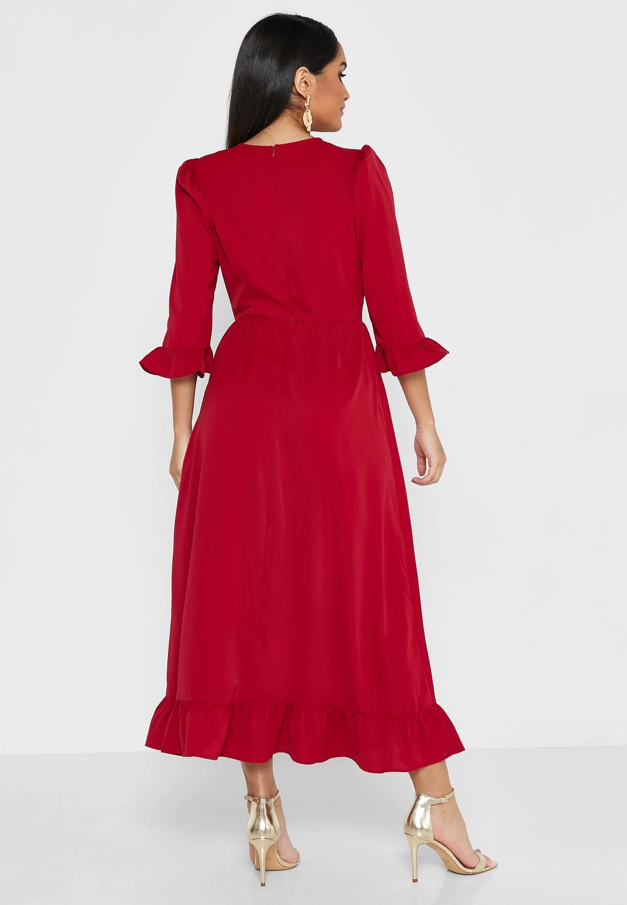 ELLA Ruffle Hem Dress 2 ELLA Ruffle Hem Dress - Image 2