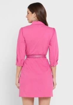 Belted Button Detail Dress -Silk Bloom Dresses Store 2 zoom desktop 53