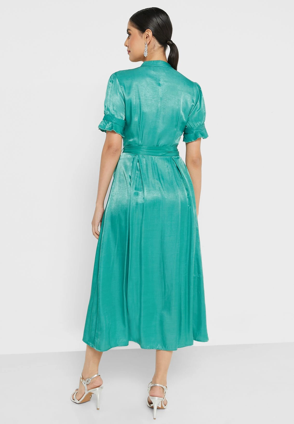 ELLA Self Tie A-Line Dress 2 ELLA Self Tie A-Line Dress - Image 2