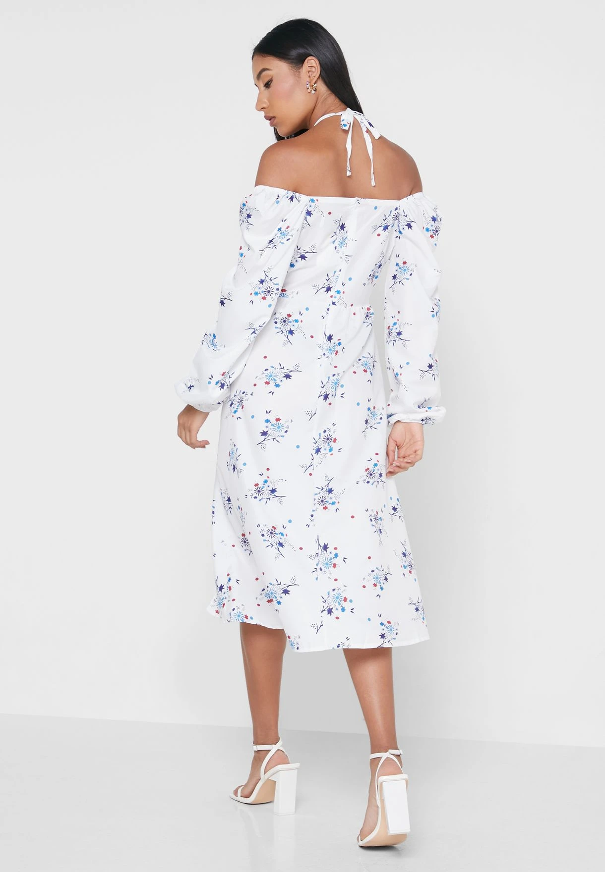 ELLA Empire Waist Slit Dress 2 ELLA Empire Waist Slit Dress - Image 2