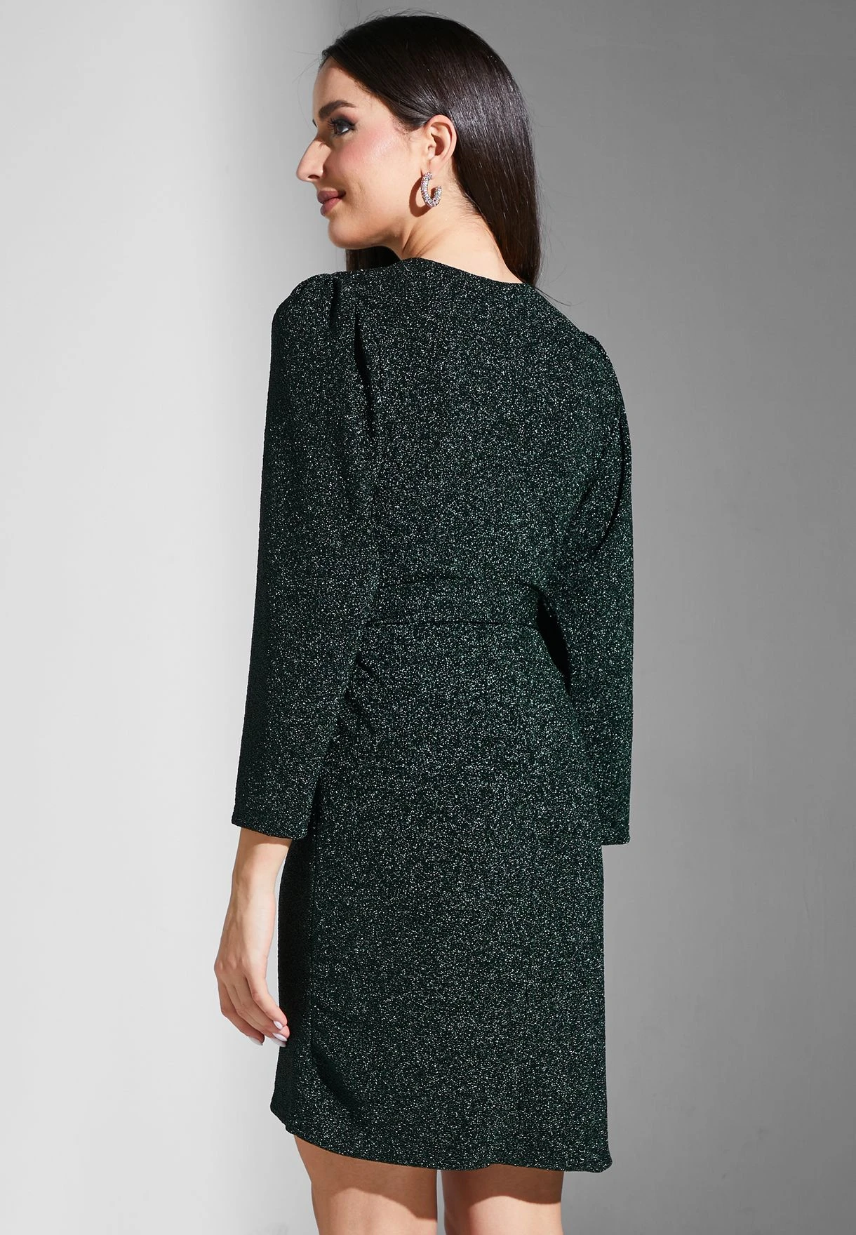 Wrap Shimmer Dress 2 Wrap Shimmer Dress - Image 2