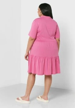 ONLY CARMAKOMA Knitted Pleated Dress -Silk Bloom Dresses Store 2 zoom desktop 66