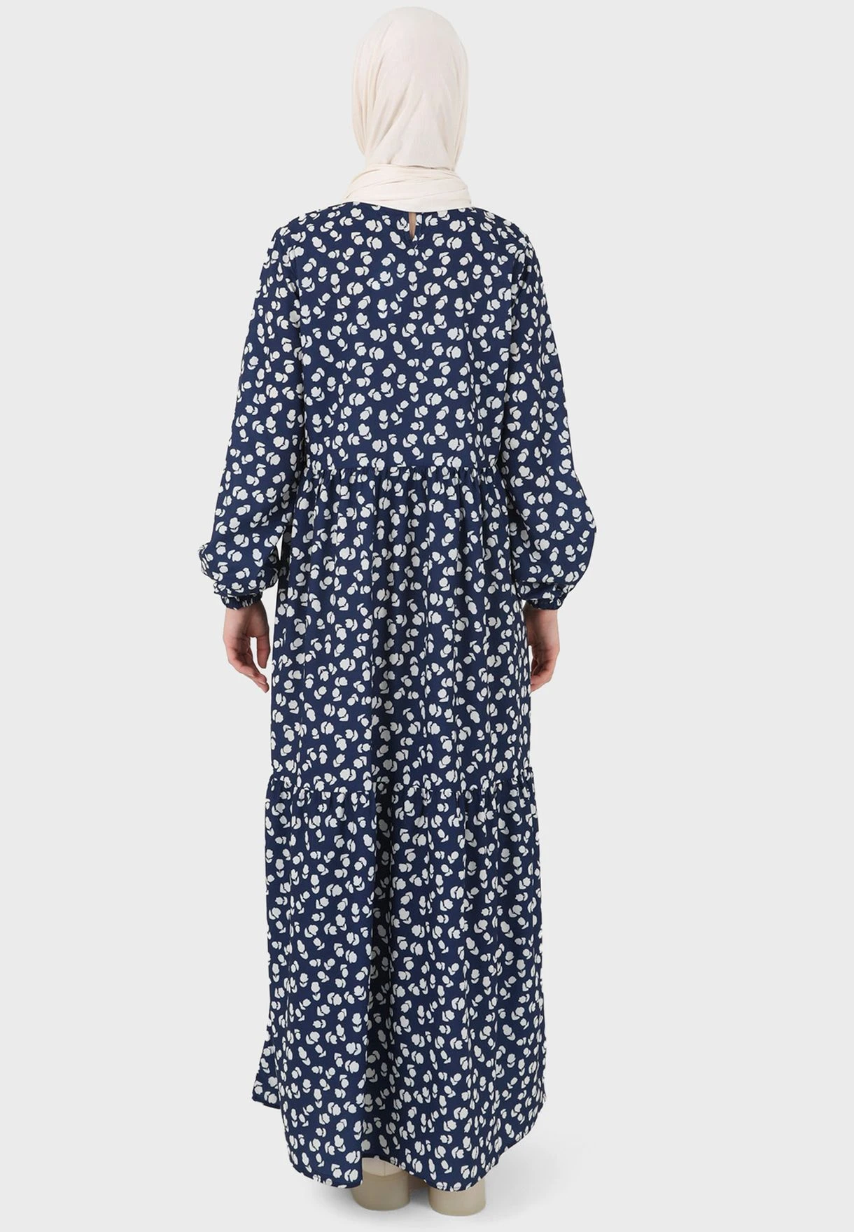 Floral Printed Tiered Dress 2 Floral Printed Tiered Dress - Image 2