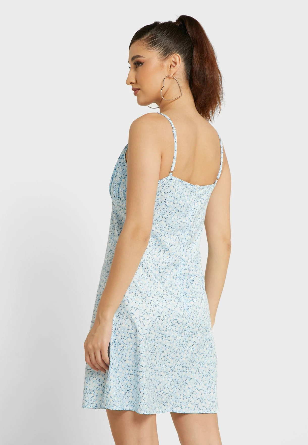 Printed Strappy Dress 2 Printed Strappy Dress - Image 2