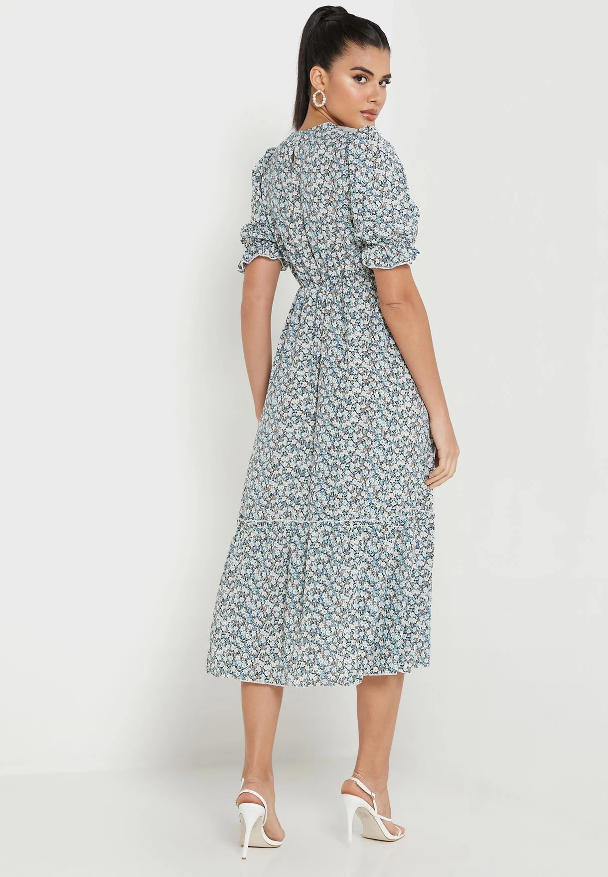 ELLA Printed Collared Dress 2 ELLA Printed Collared Dress - Image 2