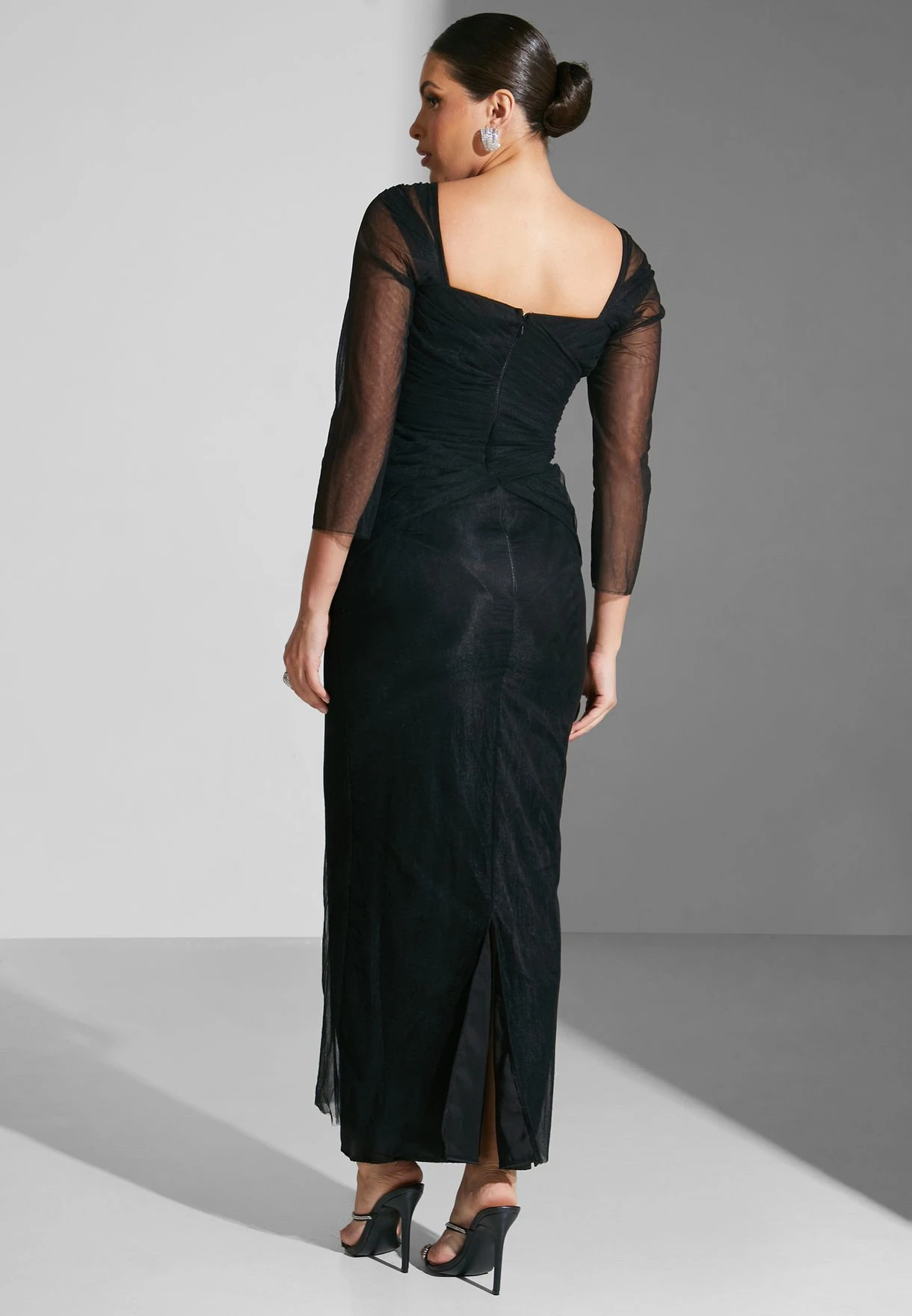 Embellished Sweetheart Neck Dress 2 Embellished Sweetheart Neck Dress - Image 2