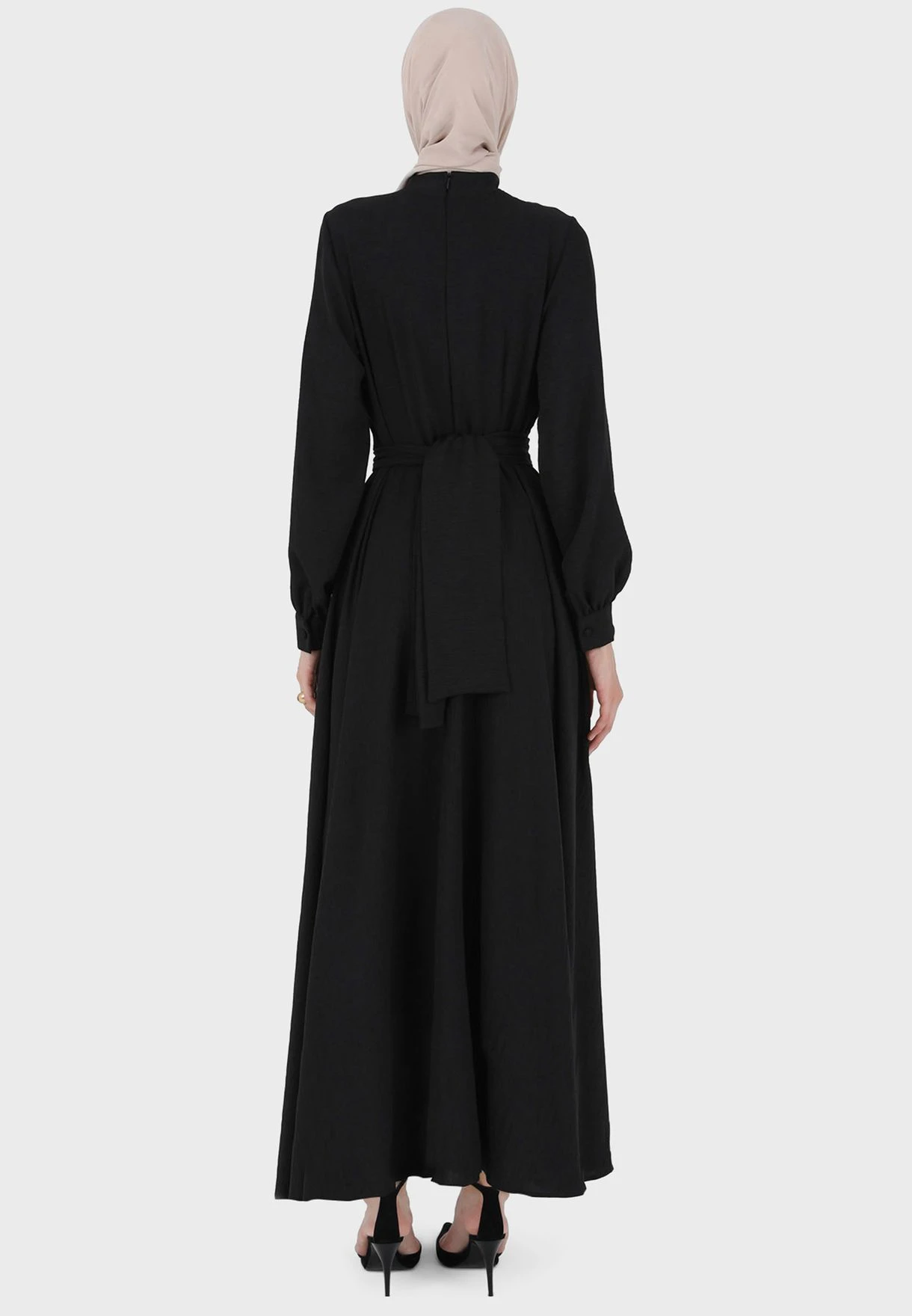 High Neck Flared Dress 2 High Neck Flared Dress - Image 2