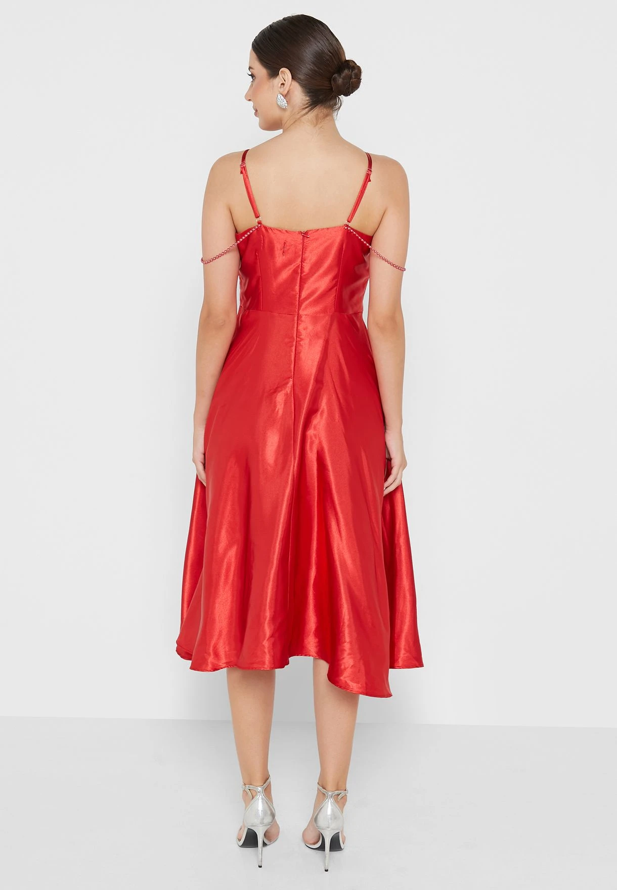 Sweetheart Neck Strappy Dress 2 Sweetheart Neck Strappy Dress - Image 2