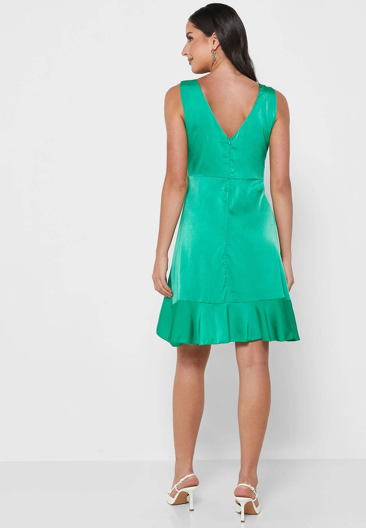 Surplice Neck Wrap Dress 2 Surplice Neck Wrap Dress - Image 2