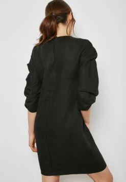 Minimum Puffed Sleeve Shift Dress -Silk Bloom Dresses Store 2 zoom desktop 74