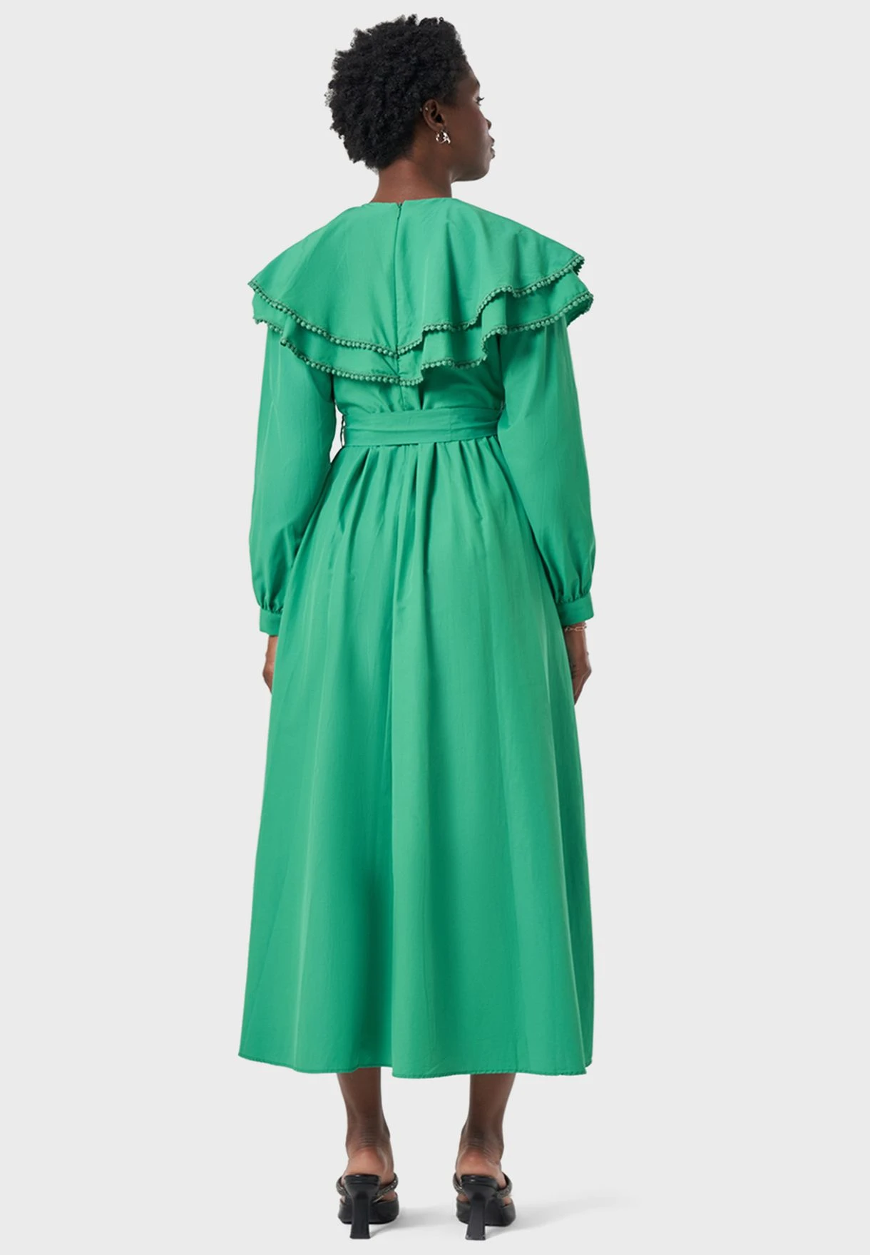 Tiered Tie Detail Dress 2 Tiered Tie Detail Dress - Image 2