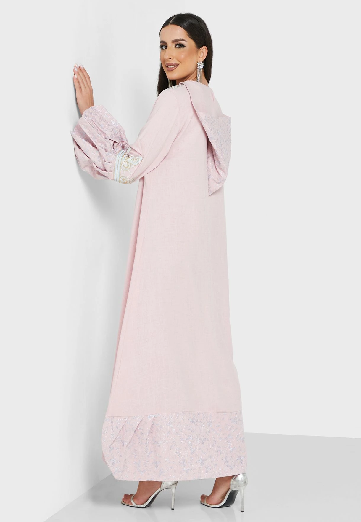 Flared Sleeve Printed Dress 2 Flared Sleeve Printed Dress - Image 2