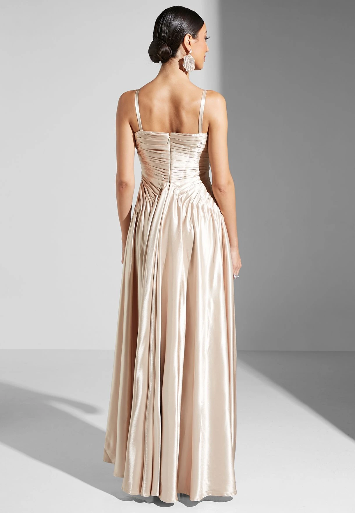 Ruched Strappy Dress 2 Ruched Strappy Dress - Image 2