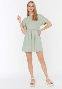 Trendyol Pleat Detail Knitted Dress 9 Trendyol Pleat Detail Knitted Dress -Silk Bloom Dresses Store 2 zoom desktop 83