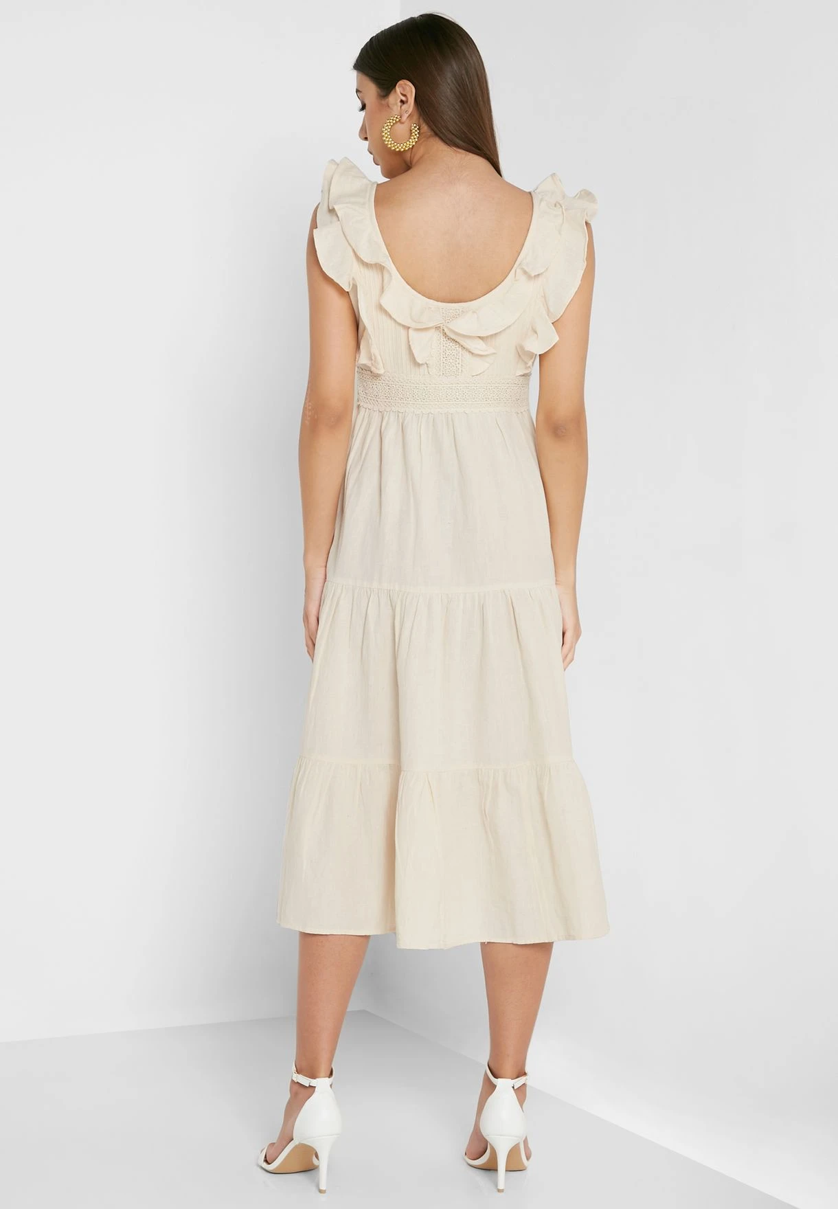 Tiered Ruffle Detail Dress 2 Tiered Ruffle Detail Dress - Image 2