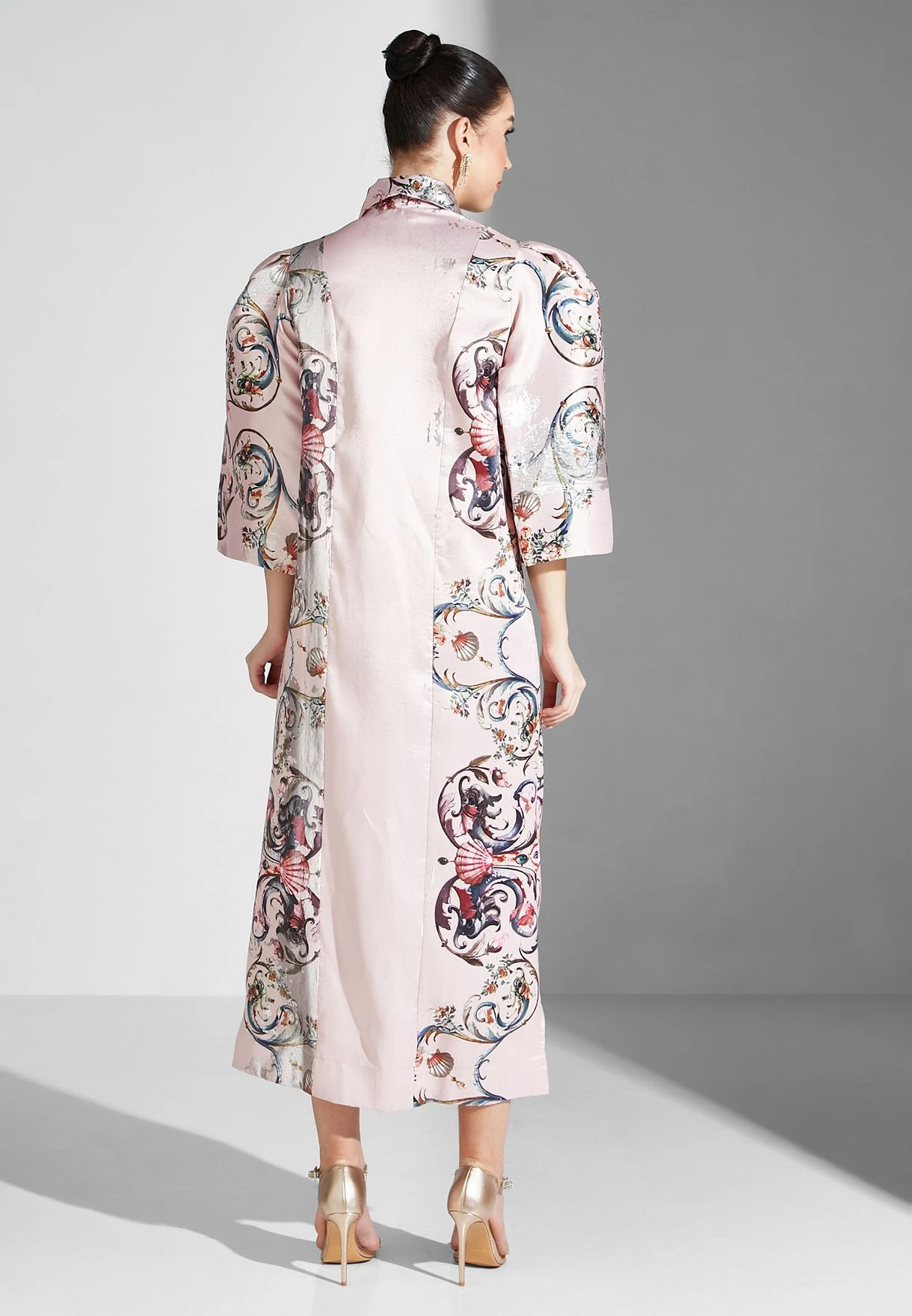 Button Down Floral Print Dress 2 Button Down Floral Print Dress - Image 2