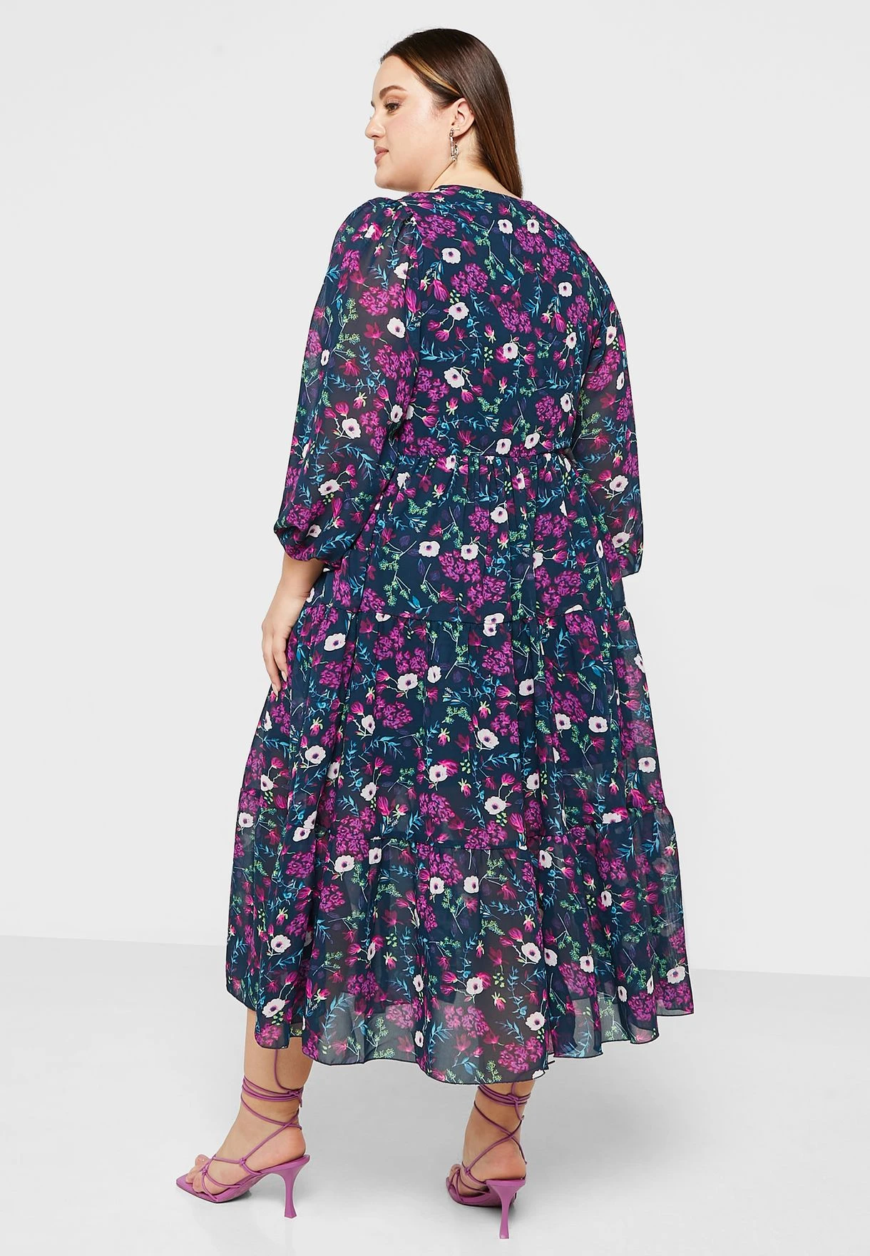 Fit & Flare Printed Dress 2 Fit & Flare Printed Dress - Image 2