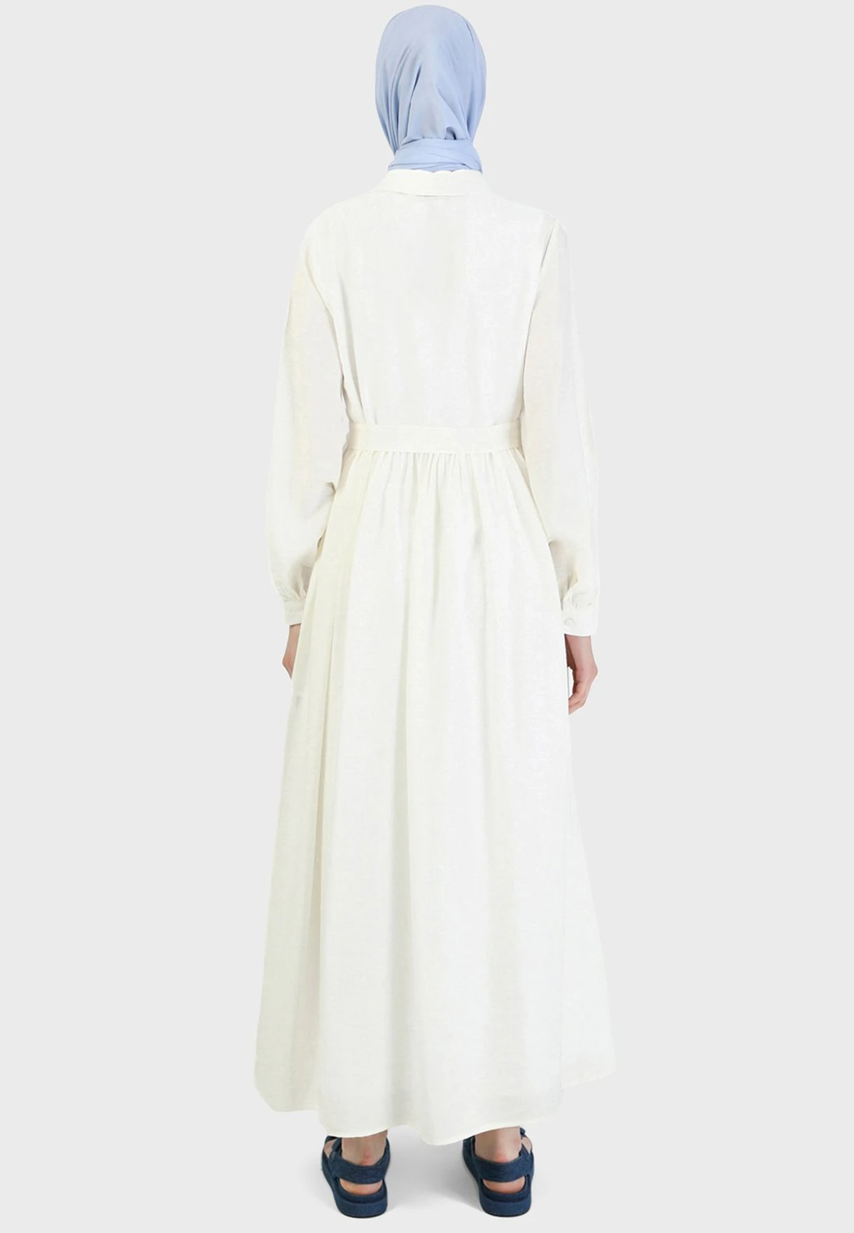 Button Down Belted Dress 2 Button Down Belted Dress - Image 2