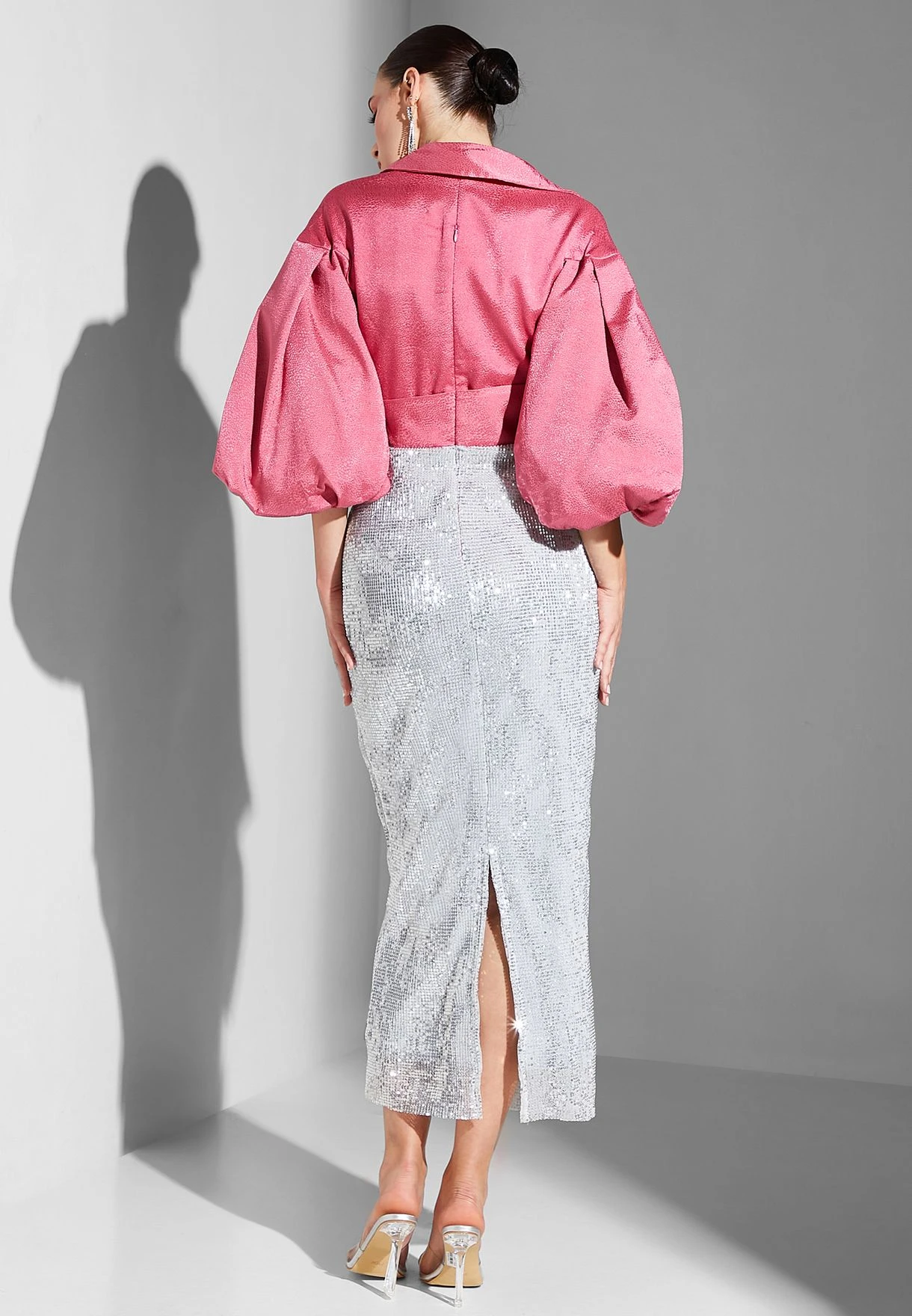 Balloon Sleeve Top & Skirt Set 2 Balloon Sleeve Top & Skirt Set - Image 2