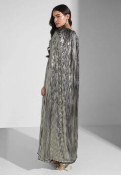 Plisse Split Sleeve Dress -Silk Bloom Dresses Store 2 zoom desktop 994