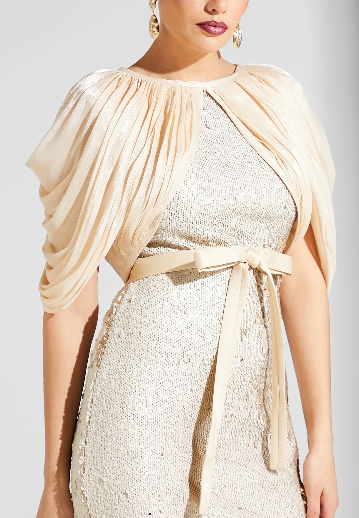 Split Sleeve Belted Dress 3 Split Sleeve Belted Dress - Image 3