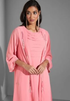 Embroidered Dress With Jacket -Silk Bloom Dresses Store 3 zoom desktop 1003