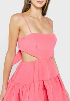 Bardot Cut Out Detail Ruffle Dress 6 Bardot Cut Out Detail Ruffle Dress -Silk Bloom Dresses Store 3 zoom desktop 101