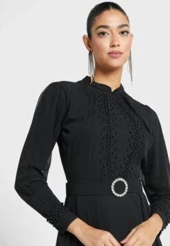 Belted A-Line Chiffon Dress -Silk Bloom Dresses Store 3 zoom desktop 1022