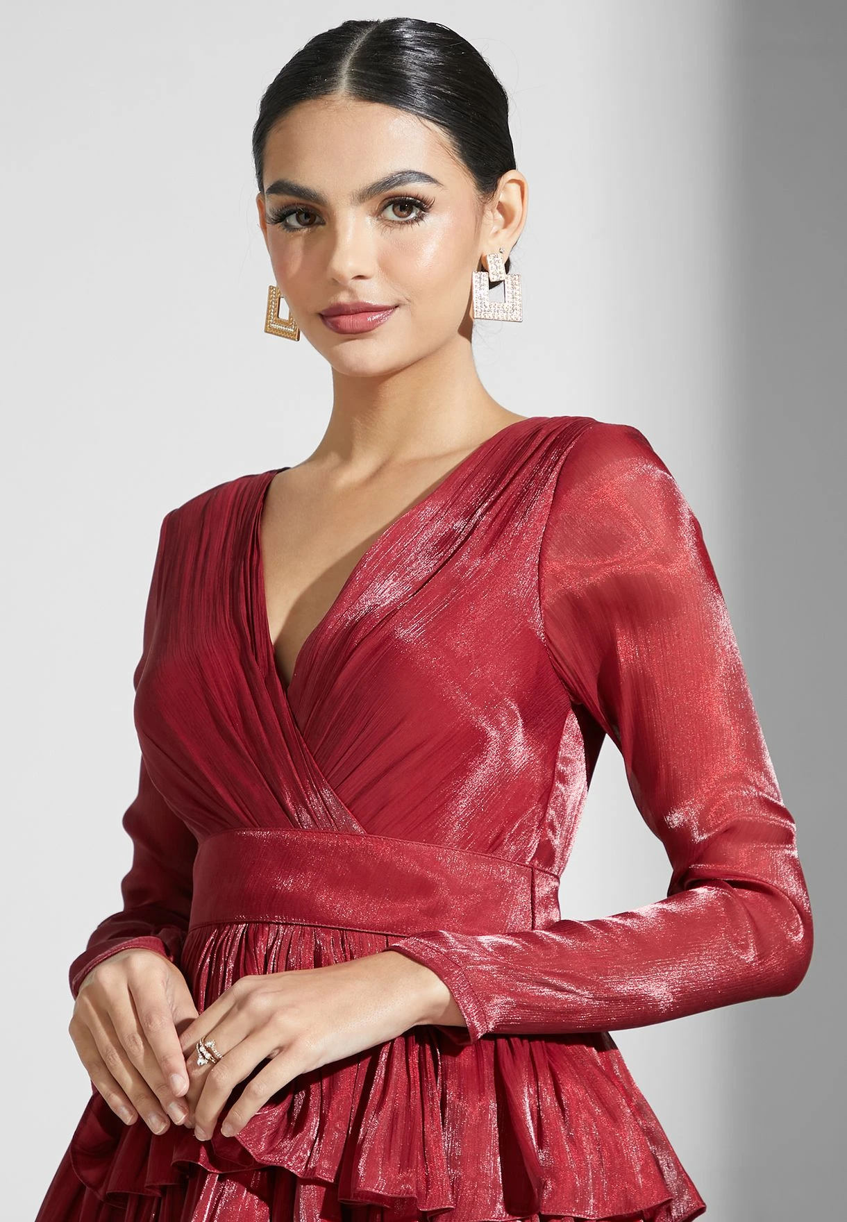 Tiered Shimmer Dress 3 Tiered Shimmer Dress - Image 3