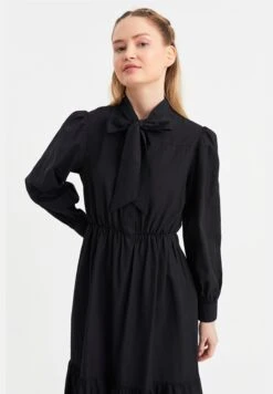 Puff Sleeve Tiered Dress -Silk Bloom Dresses Store 3 zoom desktop 1030