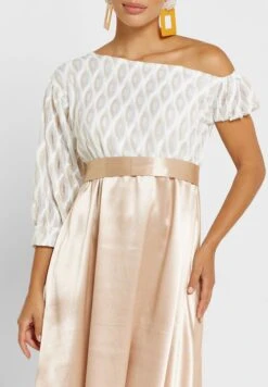 One Shoulder Embellished Dress -Silk Bloom Dresses Store 3 zoom desktop 1032