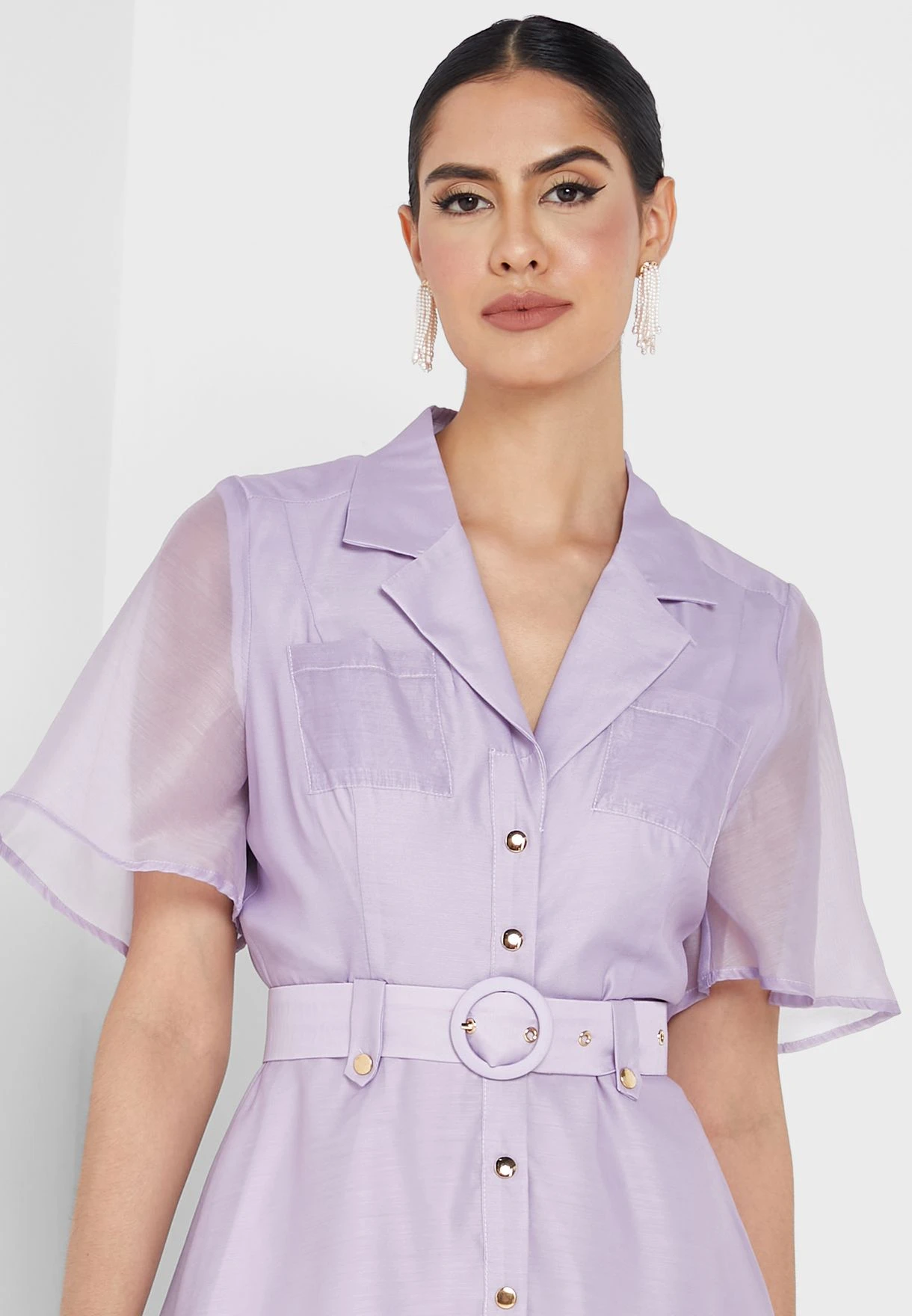 Belted Shirt Dress 3 Belted Shirt Dress - Image 3