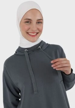 Hooded Pocket Detail Dress -Silk Bloom Dresses Store 3 zoom desktop 1036