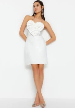 Trendyol Sweetheart Neck Dress -Silk Bloom Dresses Store 3 zoom desktop 104