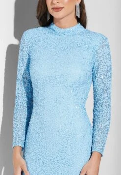 Sequinned Dress With Back Cut-out 6 Sequinned Dress With Back Cut-out -Silk Bloom Dresses Store 3 zoom desktop 107