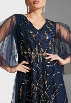 V-Neck Mesh Tiered Dress 7 V-Neck Mesh Tiered Dress -Silk Bloom Dresses Store 3 zoom desktop 1074