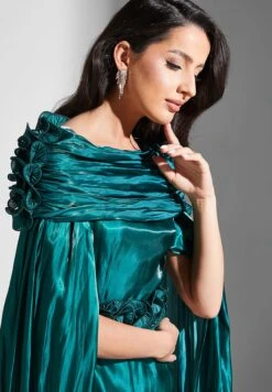 Split Sleeve Ruffle Tiered Dress -Silk Bloom Dresses Store 3 zoom desktop 1084