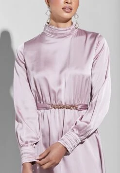 High Neck Chain Belted Dress 6 High Neck Chain Belted Dress -Silk Bloom Dresses Store 3 zoom desktop 1091