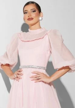 Puff Sleeve Belted Tiered Dress 6 Puff Sleeve Belted Tiered Dress -Silk Bloom Dresses Store 3 zoom desktop 1103