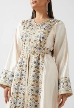 Front Split Embellished Button Detail Dress -Silk Bloom Dresses Store 3 zoom desktop 1104