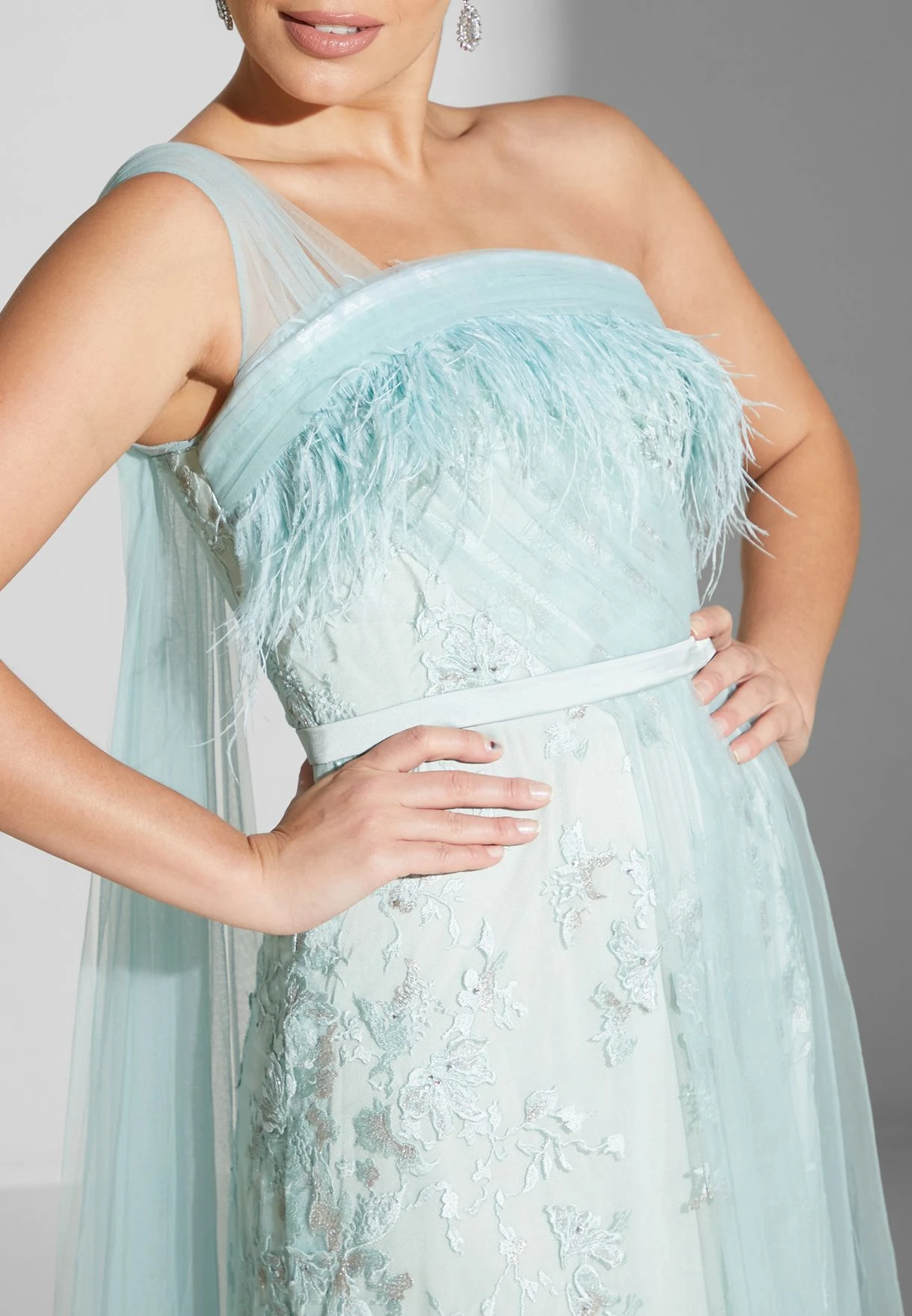 Embroidered Mesh Tiered Dress 3 Embroidered Mesh Tiered Dress - Image 3