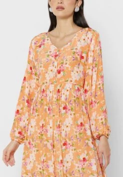 Floral Print Puff Sleeve Tiered Dress 6 Floral Print Puff Sleeve Tiered Dress -Silk Bloom Dresses Store 3 zoom desktop 1131