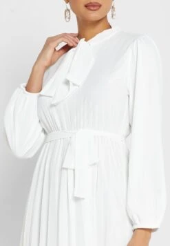 Pleated Effect Bow Tie Dress -Silk Bloom Dresses Store 3 zoom desktop 1132