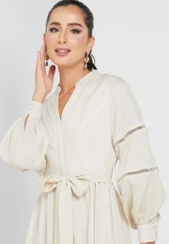 Balloon Sleeve Belted Dress 6 Balloon Sleeve Belted Dress -Silk Bloom Dresses Store 3 zoom desktop 1145