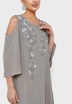 Embellished Cold Shoulder Dress -Silk Bloom Dresses Store 3 zoom desktop 1148